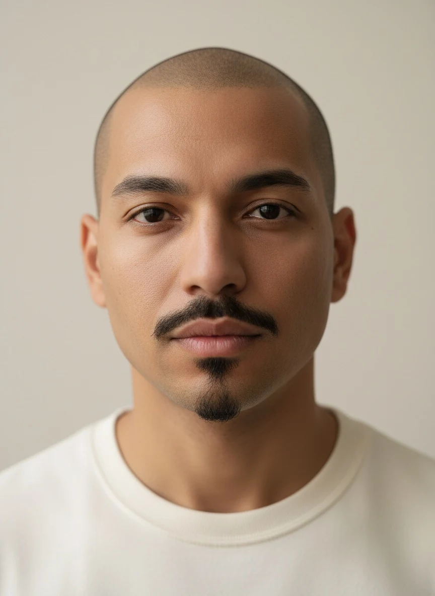 A Van Dyke: a pointed chin beard with a separate moustache
