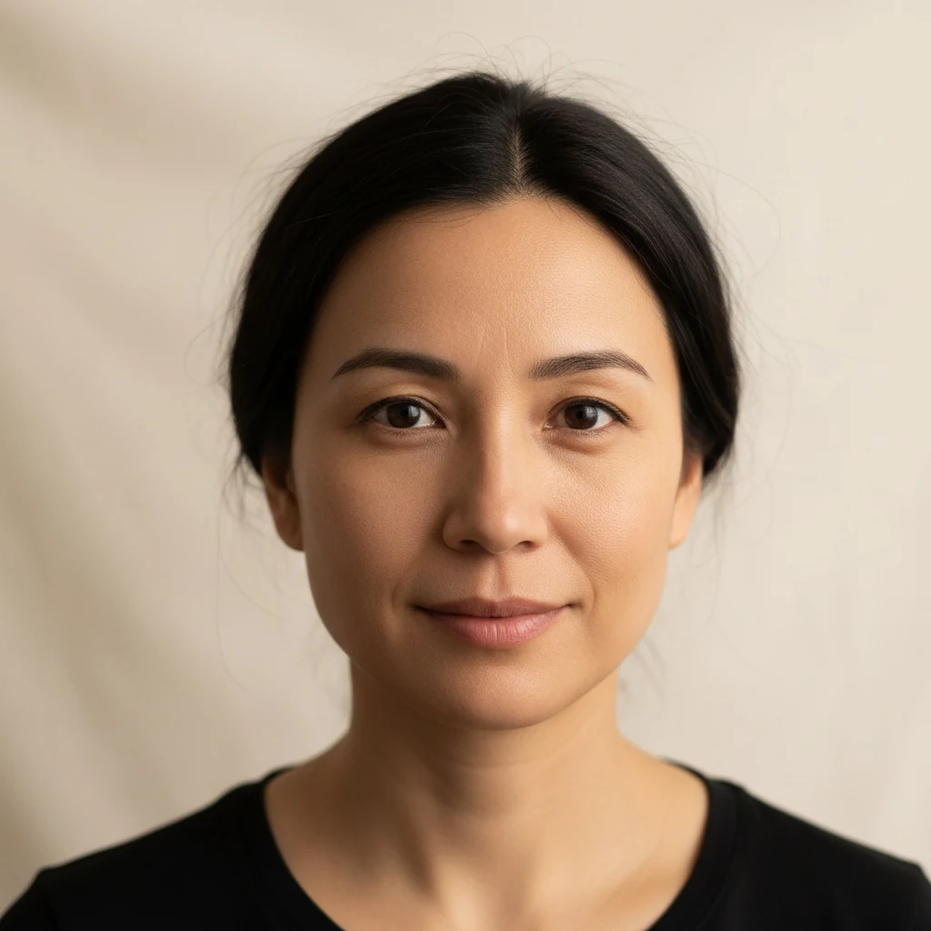 Sample photo of a second adult woman facing the camera straight on